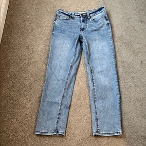 Oat New York Light Blue Straight Leg Jeans